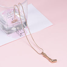 Load image into Gallery viewer, Hockey Stick Cremation Urn Necklace