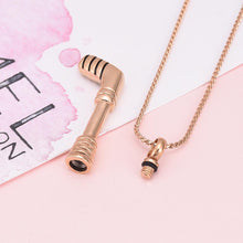 Load image into Gallery viewer, Hockey Stick Cremation Urn Necklace