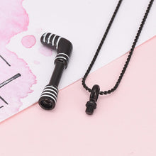Load image into Gallery viewer, Hockey Stick Cremation Urn Necklace