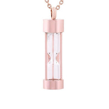Load image into Gallery viewer, Hourglass Cremation Urn Necklace