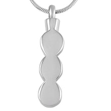 Load image into Gallery viewer, Infinity Gemstone Cremation Urn Necklace With Rhinestones