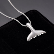 Load image into Gallery viewer, Mermaid Tail Cremation Urn Necklace