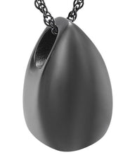 Load image into Gallery viewer, Modern Little Teardrop Cremation Urn Necklace