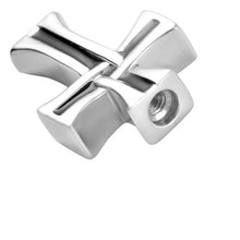 Load image into Gallery viewer, Modern Silver Cross Cremation Urn Necklace