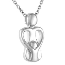 Load image into Gallery viewer, Mom &amp; Child Cremation Urn Necklace