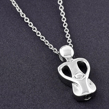Load image into Gallery viewer, Mom &amp; Child Cremation Urn Necklace