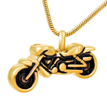 Load image into Gallery viewer, Motorcycle Cremation Urn Necklace