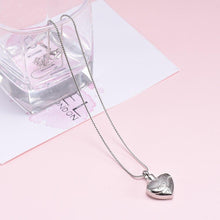 Load image into Gallery viewer, Silver Always In My Heart Cremation Urn Necklace