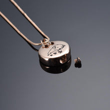 Load image into Gallery viewer, Sleeping Dog Cremation Urn Necklace