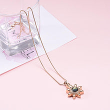 Load image into Gallery viewer, Sun Star With Rhinestone Inlay Cremation Urn Necklace