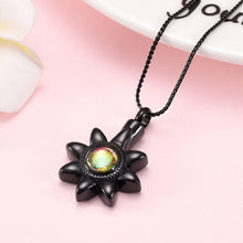 Load image into Gallery viewer, Sun Star With Rhinestone Inlay Cremation Urn Necklace