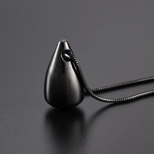 Load image into Gallery viewer, Teardrop Cremation Urn Necklace