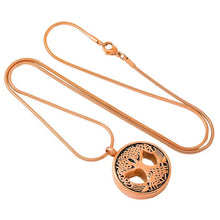 Load image into Gallery viewer, Tree of Life Cremation Urn Necklace