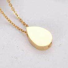Load image into Gallery viewer, Tree of Life Teardrop Cremation Urn Necklace