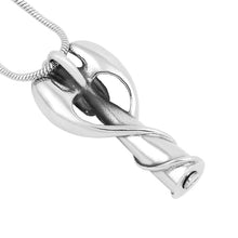 Load image into Gallery viewer, Winged Angel Cremation Urn Necklace
