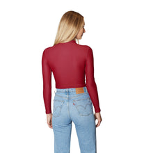 Load image into Gallery viewer, Indiana Hoosiers Crimson Mock Neck Top
