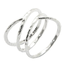 Load image into Gallery viewer, Criss Cross Sterling Silver Ring