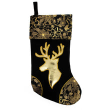 Load image into Gallery viewer, Set of 3 Felt Santa, Reindeer Christmas Stockings 16 Inches
