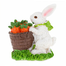Load image into Gallery viewer, Bunny with Easter Basket Full of Carrots 3 Inches