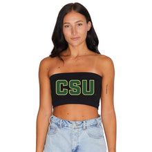 Load image into Gallery viewer, Colorado State Black Bandeau Top
