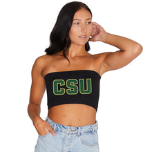 Load image into Gallery viewer, Colorado State Black Bandeau Top