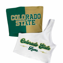 Load image into Gallery viewer, Colorado State Two Tone Tube Top