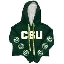Load image into Gallery viewer, Colorado State Varsity Furry Hoodie