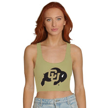 Load image into Gallery viewer, Colorado Boulder Gold Crop Tank Top