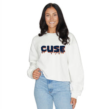 Load image into Gallery viewer, Syracuse Drip Cropped Crewneck
