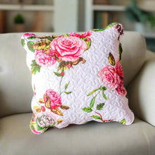 Load image into Gallery viewer, DaDa Bedding Set of 2 Romantic Roses Spring Floral Pink Throw Pillow Covers, 18" (JHW879)