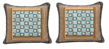 Load image into Gallery viewer, DaDa Bedding Set of Two Gallery of Roses Bohemian Cushion Covers - 2-PCS - 18" (JHW-546-CC)