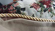 Load image into Gallery viewer, Tache Cupid's Horn Antique Rose Bird Dove Woven Tapestry Throw Pillow Cover (16375)