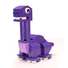 Load image into Gallery viewer, Baby Brontosaurus Dinosaur Building Set made with LEGO parts - B3 Customs