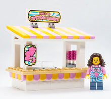 Load image into Gallery viewer, Sweet Air Cotton Candy Stand with Employee Minifig