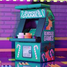 Load image into Gallery viewer, Reindeer Games Arcade Machine Toy Building Kit made using LEGO parts - B3 Customs