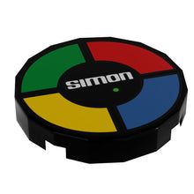 Load image into Gallery viewer, Simon - Custom Printed 2x2 Round Tile made using LEGO part