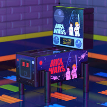 Load image into Gallery viewer, Brick Wars - B3 Customs Pinball Arcade Machine Building Set made using LEGO parts