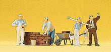 Load image into Gallery viewer, Preiser 10251 HO Scale People Working -- Bricklayers/Accessories
