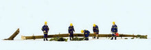 Load image into Gallery viewer, Preiser 10609 HO Scale Emergency THW Workers Clearing the Road