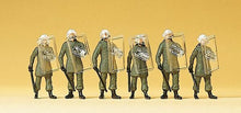 Load image into Gallery viewer, Preiser 10393 HO Scale German Riot Police -- With Shields Up