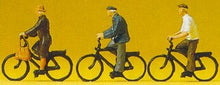 Load image into Gallery viewer, Preiser 10333 HO Scale Sports &amp; Recreation -- Cyclists pkg(3)