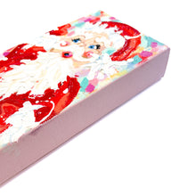 Load image into Gallery viewer, Red Velvet Vintage Santa Original Painting