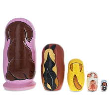 Load image into Gallery viewer, Five Dogs Wooden Nesting Dolls 5.75 Inches
