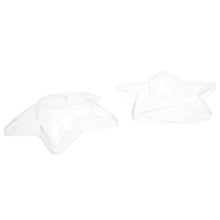Load image into Gallery viewer, Set of 3 Openable Fillable Clear Plastic Star Christmas Ornaments DIY Craft 3.5 Inches