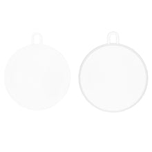 Load image into Gallery viewer, 2.36-Inch Clear Plastic Fillable Christmas Ball Ornaments for DIY Crafts: Set of 3
