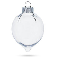 Load image into Gallery viewer, Set of 3 Clear Plastic Water Drop Christmas Ornaments 3.94 Inches