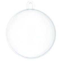 Load image into Gallery viewer, Openable Fillable Clear Plastic Christmas Ball Ornament DIY Craft 3 Inches