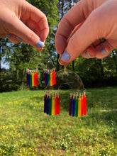 Load image into Gallery viewer, Rainbow Cloud Pride Earrings