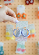 Load image into Gallery viewer, Colorful Matte Hoops