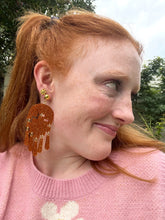 Load image into Gallery viewer, Orange Glitter Statement